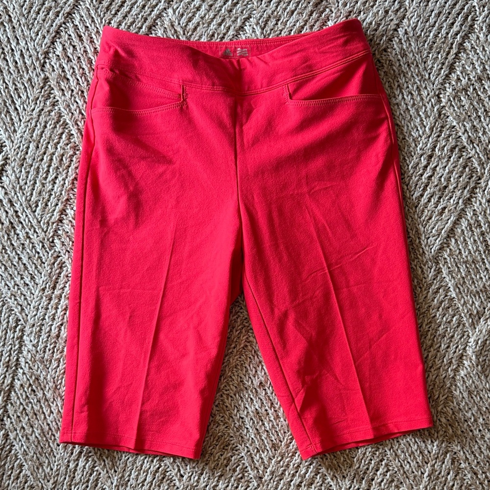adidas Women's Vibrant Red Bermudas